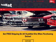 Tablet Screenshot of hushmat.com